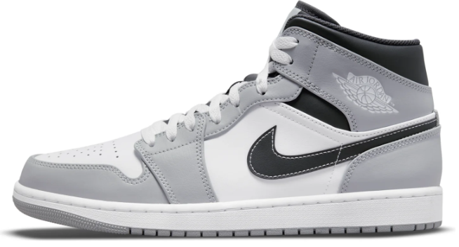 Air Jordan 1 Mid 'Light Smoke Grey' 554724-078