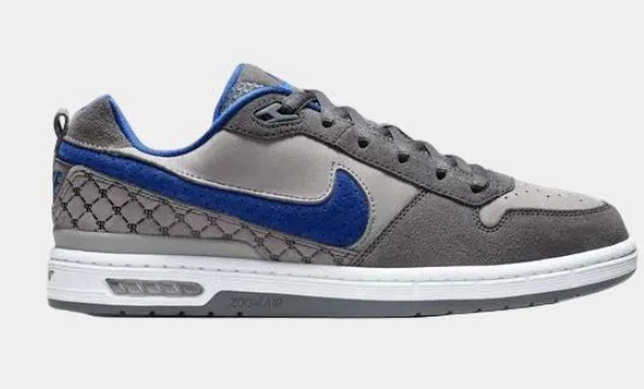 Nike SB Paul Rodriguez P-Rod Zoom Air Low Flint Grey - Deep Royal Blue