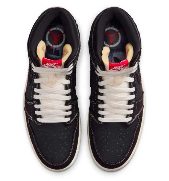 Air Jordan 1 Retro High OG Flight Club Mens - Black  University Red-Sail