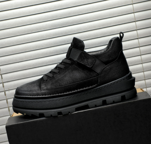 UGG Black Strap Lugged Sneakers
