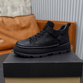UGG Black High-Top Lace-Up Sneakers with Ankle Strap