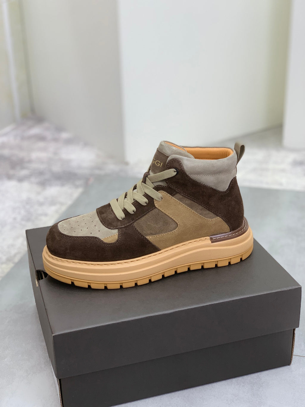 UGG Black & Gray High-Top Sneakers