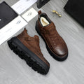 UGG Brown Strap High-Top Sneakers