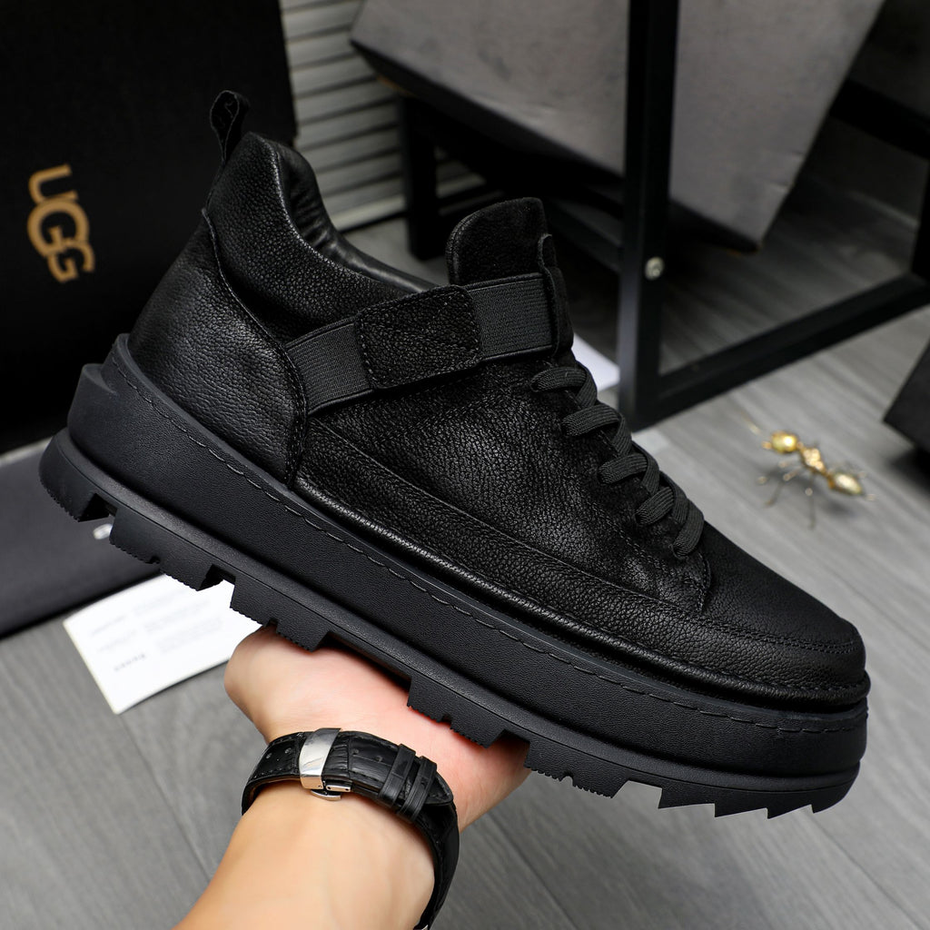 UGG Black Strap Lugged Sneakers