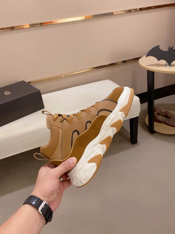 UGG Tan & Brown Chunky Lace-Up Sneakers