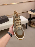 UGG Sage Gray & Brown Chunky Lace-Up Sneakers