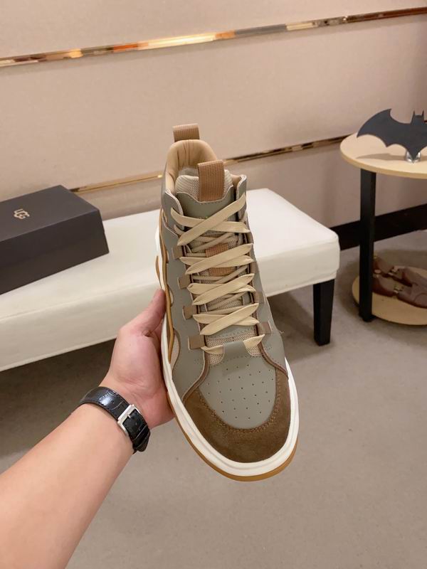 UGG Sage Gray & Brown Chunky Lace-Up Sneakers