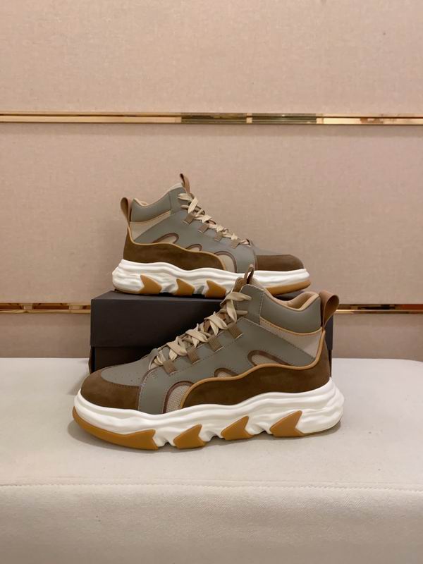 UGG Sage Gray & Brown Chunky Lace-Up Sneakers