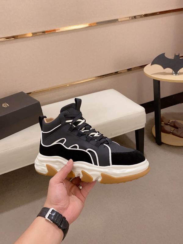 UGG Black & White Chunky Lace-Up Sneakers