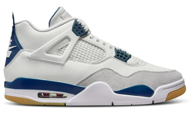 Nike SB x Air Jordan 4 'White Navy' DR5415-100