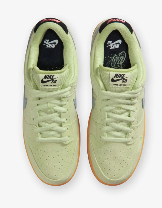 Nike SB Dunk Low Pro PRM 'Verdugo Mountains' (Lt Liquid Lime/Wolf Grey/Black) HQ1626-300