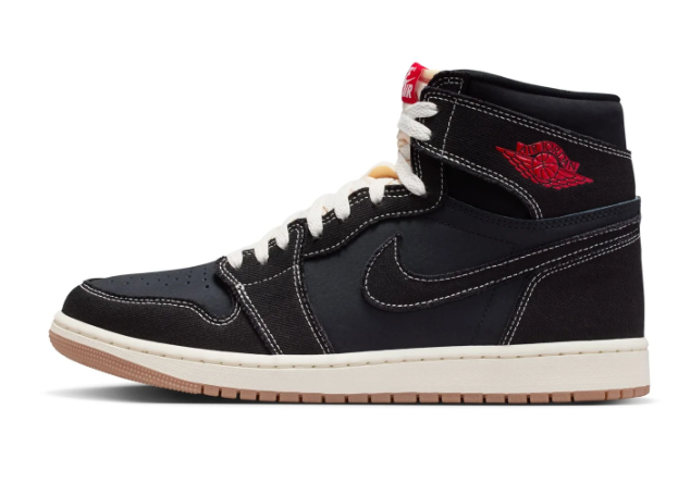 Air Jordan 1 Retro High OG Flight Club Mens - Black  University Red-Sail