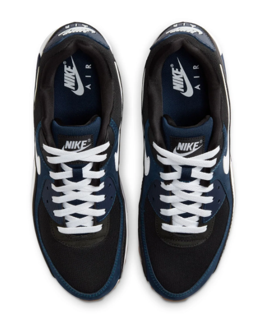 Men's Nike Air Max 90 'Midnight Navy / Black / White / Gum'